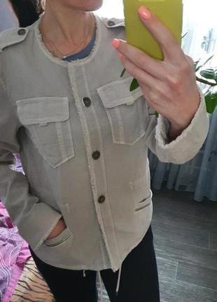 Marc cain стильный фирменный пиджак куртка размер м7 фото