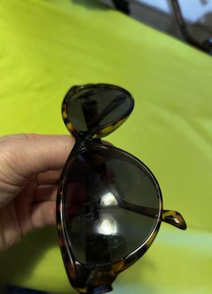 Samco 1960s bug eye wrap  vintage retro black cat eye sunglasses~tortoise~made in italy2 фото
