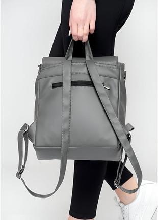 Увага! цікавий жіночий рюкзак sambag loft mz графітовий6 фото