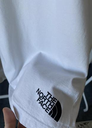 Белая хлопковая свободная майка the north face xl4 фото