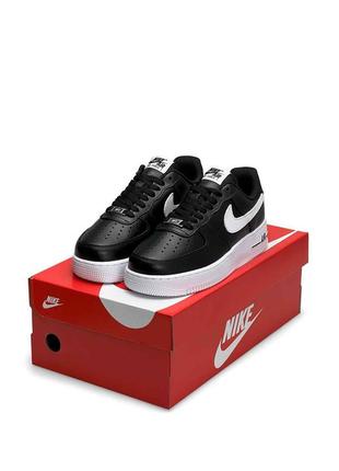 Жіночі кросівки nike air force 1 prm all black white