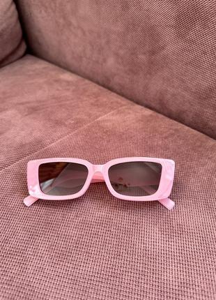Сонцезахисні окуляри жіночі / на дівчинку рожеві1 фото