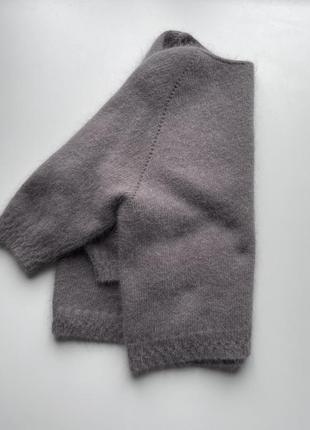 Пуловер джемпер свитер кофта ангоровая шерстяная4 фото
