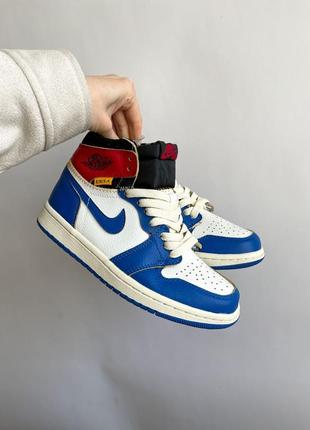 Женские кроссовки jordan 1 high люкс качество