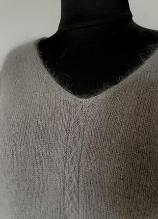 Пуловер джемпер свитер кофта ангоровая шерстяная8 фото
