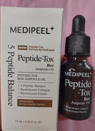 Пептидне масло для обличчя medi-peel peptide-tox bor ampoule, 15ml