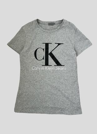 Хлопковая футболка calvin klein jeans 100% хлопок4 фото