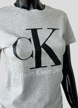 Хлопковая футболка calvin klein jeans 100% хлопок3 фото