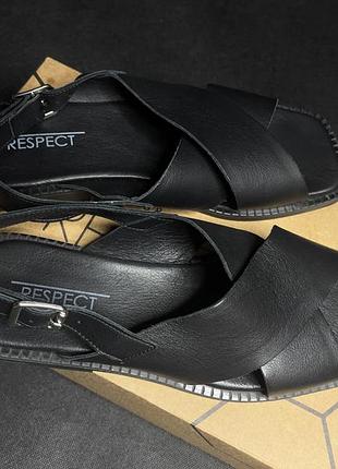 Босоніжки шкіра respect4 фото
