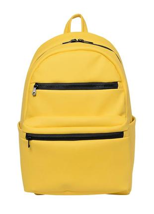Жіночий рюкзак sambag zard lkt - жовтий8 фото