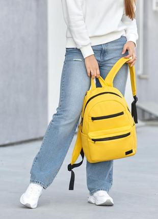 Жіночий рюкзак sambag zard lkt - жовтий4 фото