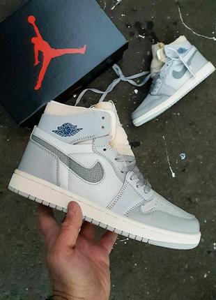 Женские кроссовки jordan 1 high люкс качество