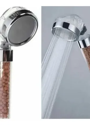 Насадка для душу transparent shower лійка з турмаліновим фільтром2 фото