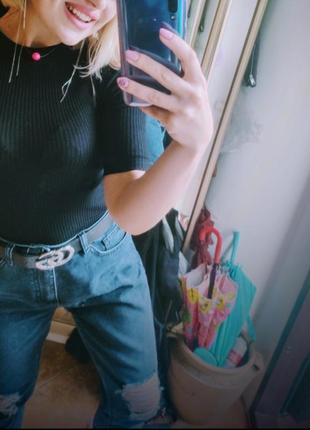 Джинсы мом missguided (высокая посадка)