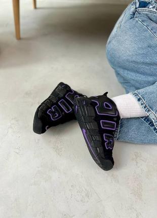 Кросівки унісекс nike uptempo чорні