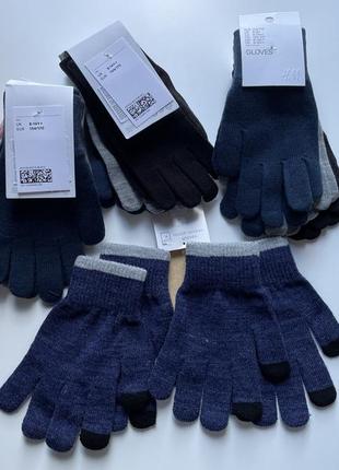 Перчатки демы next и h&m на 8-14 р. (128-164см) варежки, перчатки