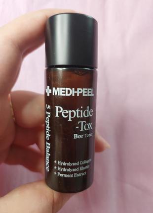 Тонер для лица антивозрастной medi-peel peptide-tox bor toner, 30 ml1 фото