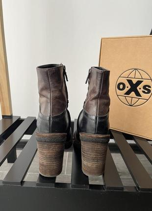 O.x.s оригинал брендовые черные ботильоны oxs 37 размер португалия3 фото