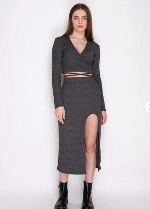 Костюм с юбкой,м