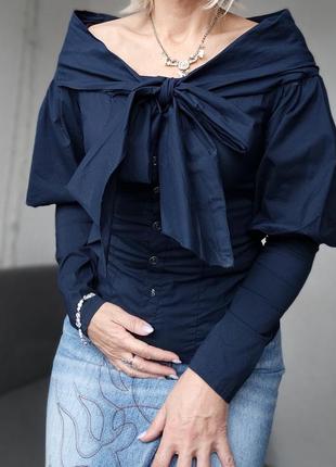 Брендова лімітована блуза анжеліка з незвичними рукавами королеви1 фото