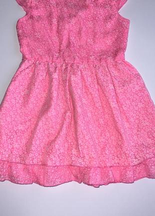 Нарядное платье розового цвета в цветочный принт. 1/ размер:  ✔ 928 фото