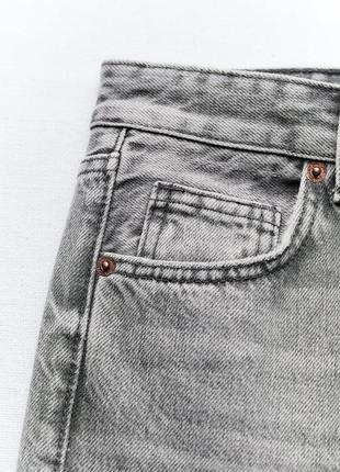 Трендовые джинсы серые zara8 фото