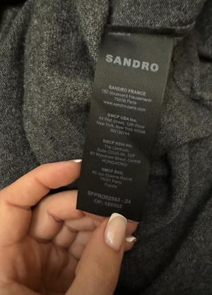 Брендовое платье из шерсти и кашемира от sandro5 фото