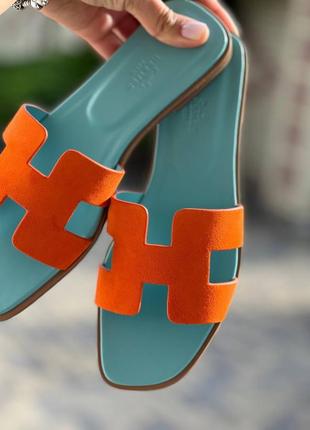 Шльопанці в стилі hermes oran