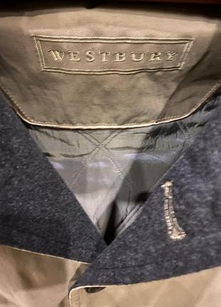 Плащ, тренч westbury, размер 50 (l-xl) оверсайз barbour, lacoste, perry, lauren, carharrt, polo, timberland10 фото