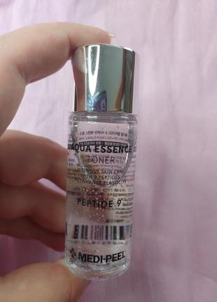 Тонер для обличчя зволожувальний з пептидами medi-peel peptide 9 aqua essence toner 30ml