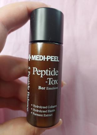 Емульсія для обличчя омолоджуюча з пептидами medi-peel peptide tox-bor emulsion 30ml