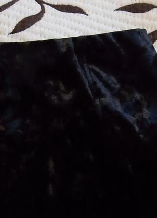 Юбка женская велюровая, размер xs, фирмы topshop.3 фото