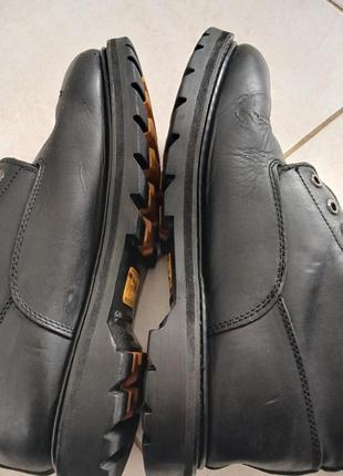 Черные утепленные зимние кожаные мужские ботинки сапоги на шнурках tramp4 фото
