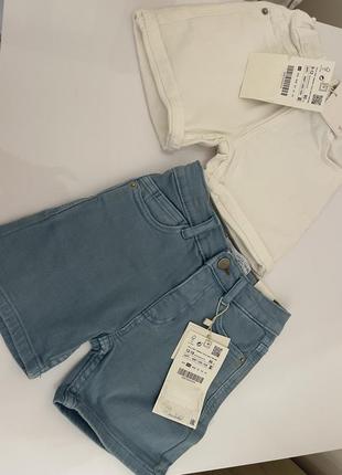 Джинсовые шорты zara новые