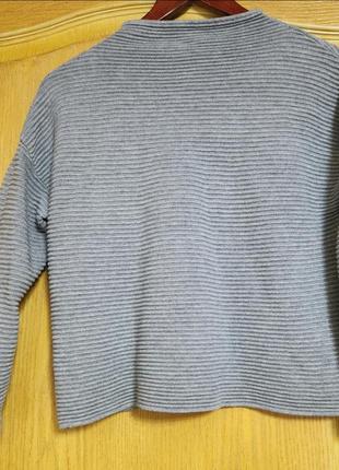 Серый свитер джемпер h&m3 фото