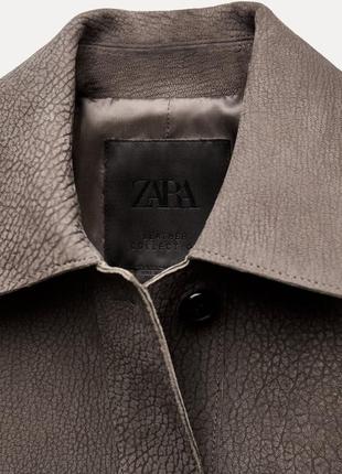 Кожаная куртка zw collection7 фото