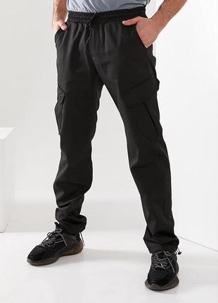 Чоловічі тактичні штани карго ріпстоп міцні з накладними бічними кишенями