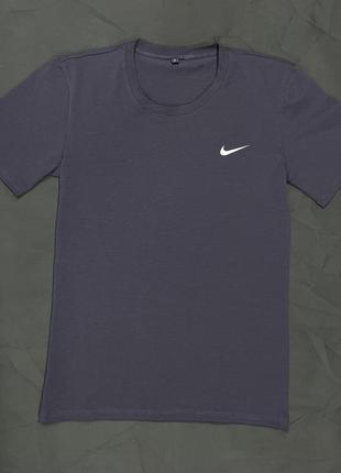 Базовая футболка nike графит2 фото