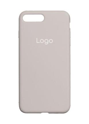 Чохол для iphone 7 plus для iphone 8 plus silicone case full size aa колір 11 antique white