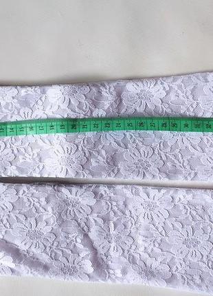 Перчатки из кружева длинные белые женские нежные перчатки к локтю винтаж винтажные мерцание гипюр гипюр гипюровые кружные3 фото