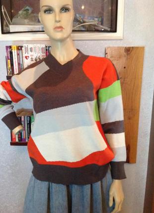 Пуловер с v-образным вырезом, р. 48-505 фото