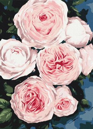 Картина за номерами бутони пишних троянд