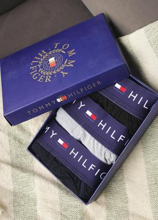 Трусы мужские боксерки jacket tommy hilfiger (3 пары)
