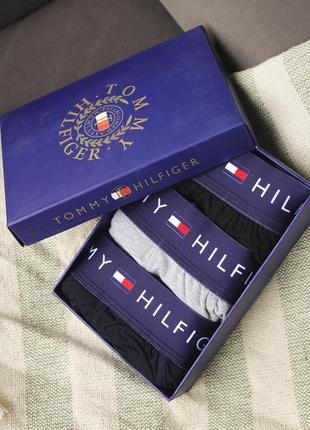 Трусы мужские боксерки Tommy hilfiger (3 пары)1 фото