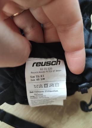 Фірмові чоловічі лижні термо рукавиці reusch, германія. розмір 8,5 (m)7 фото