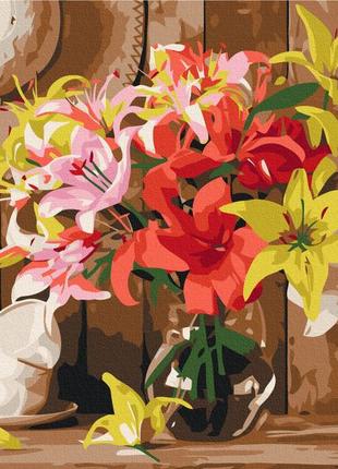 Картина за номерами барвистий букет лілій
rbs52767