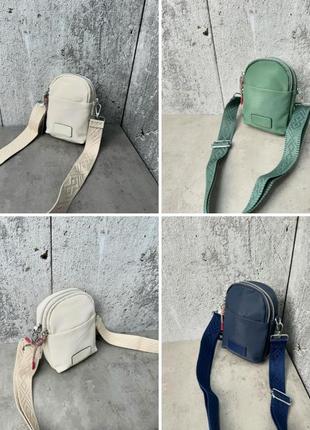 Удобные, легкие сумочки кросс боди (водонепроницаемая плащевка)4 фото