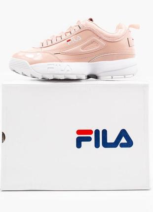 Кросівки fila disruptor 2 pink \ white5 фото