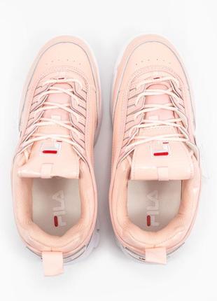 Кросівки fila disruptor 2 pink \ white7 фото
