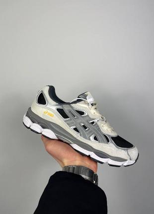 Кроссовки asics gel nyc clay grey black 1201a789-001 кроссовки